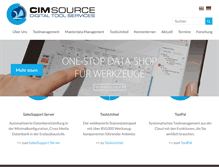 Tablet Screenshot of cimsource.com